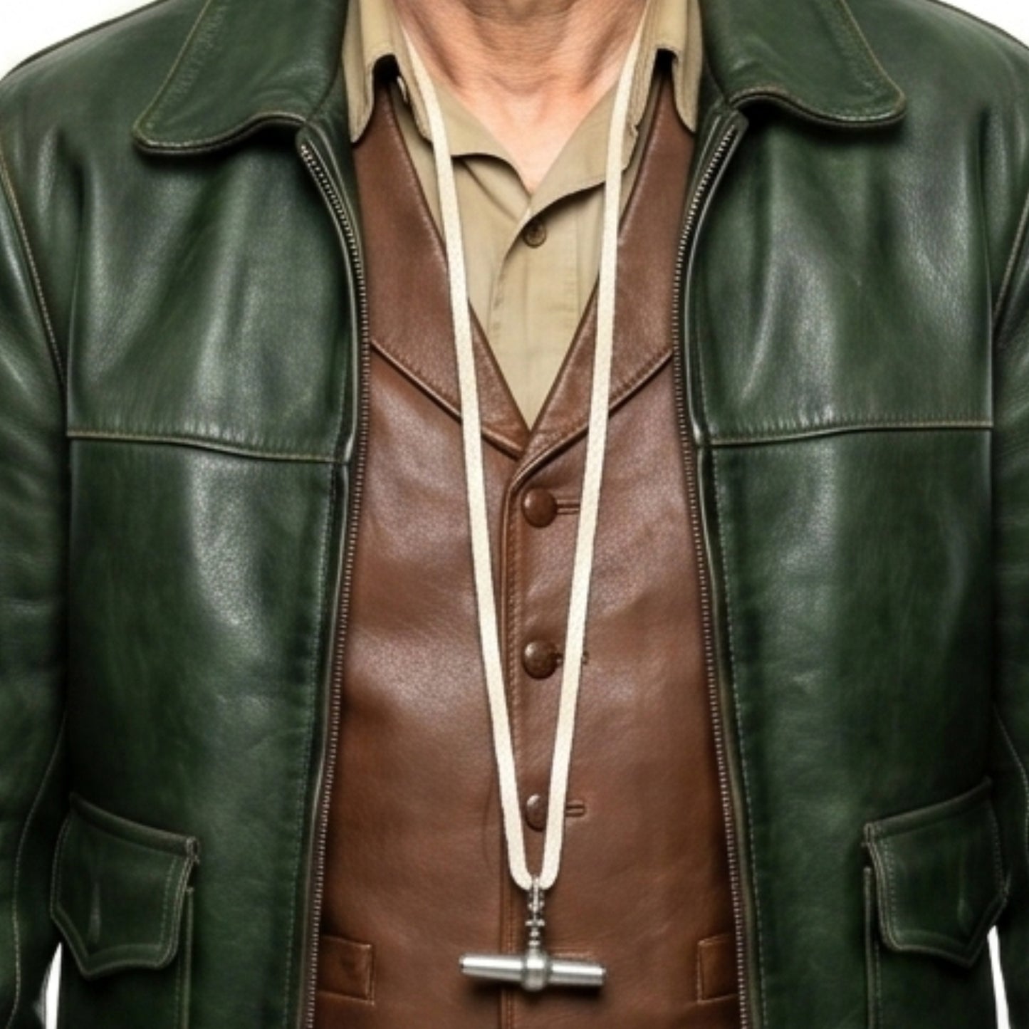 Willem Dafoe Nightmare Alley Black Leather Jacket Order Today