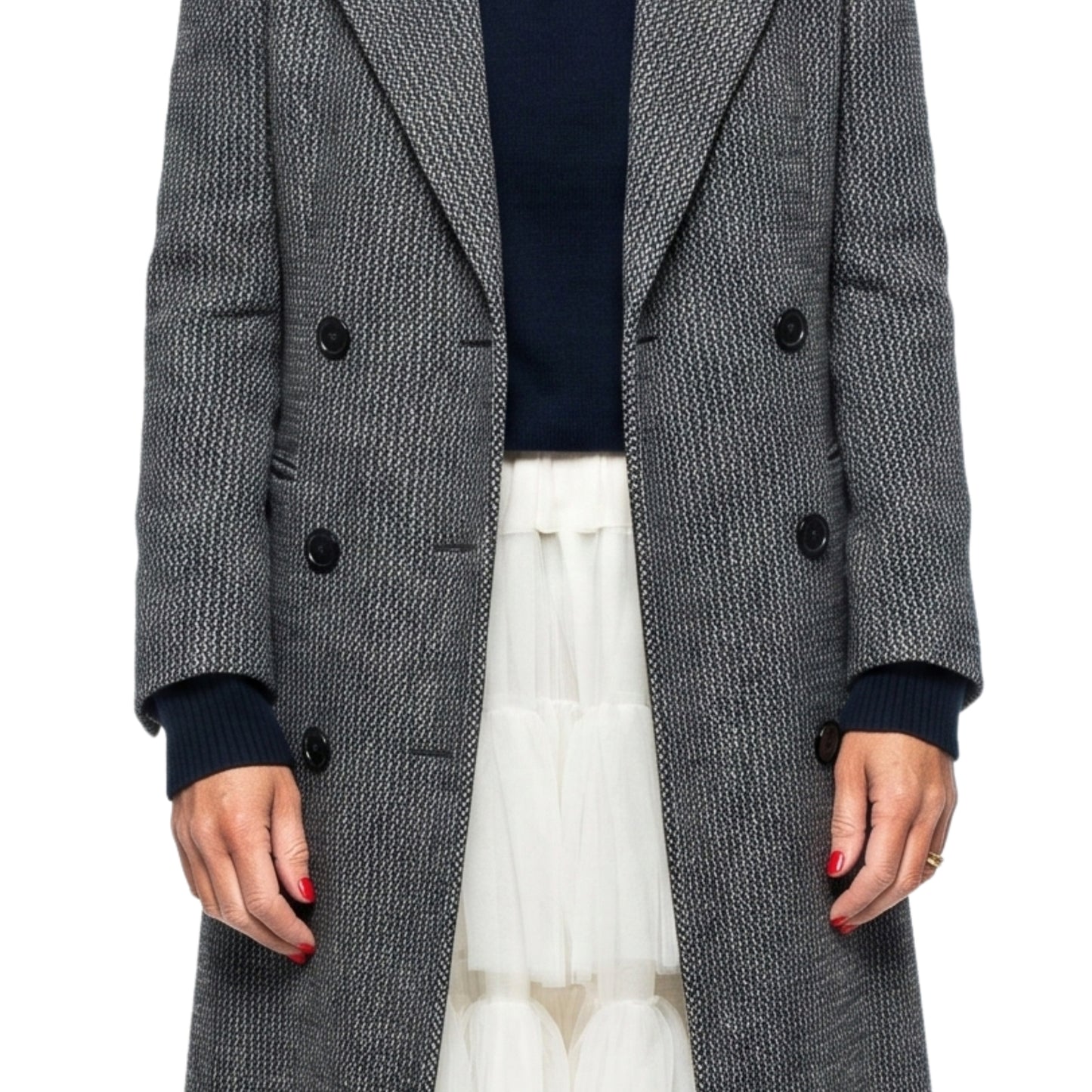 The Traitors UK S02 Claudia Winkleman Grey Coat