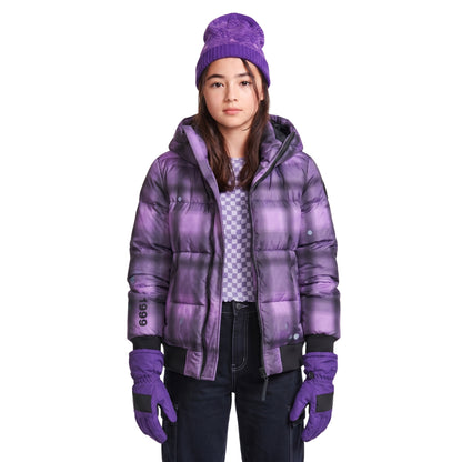 Imogen Cohen The Naughty Nine Purple Hooded Jacket
