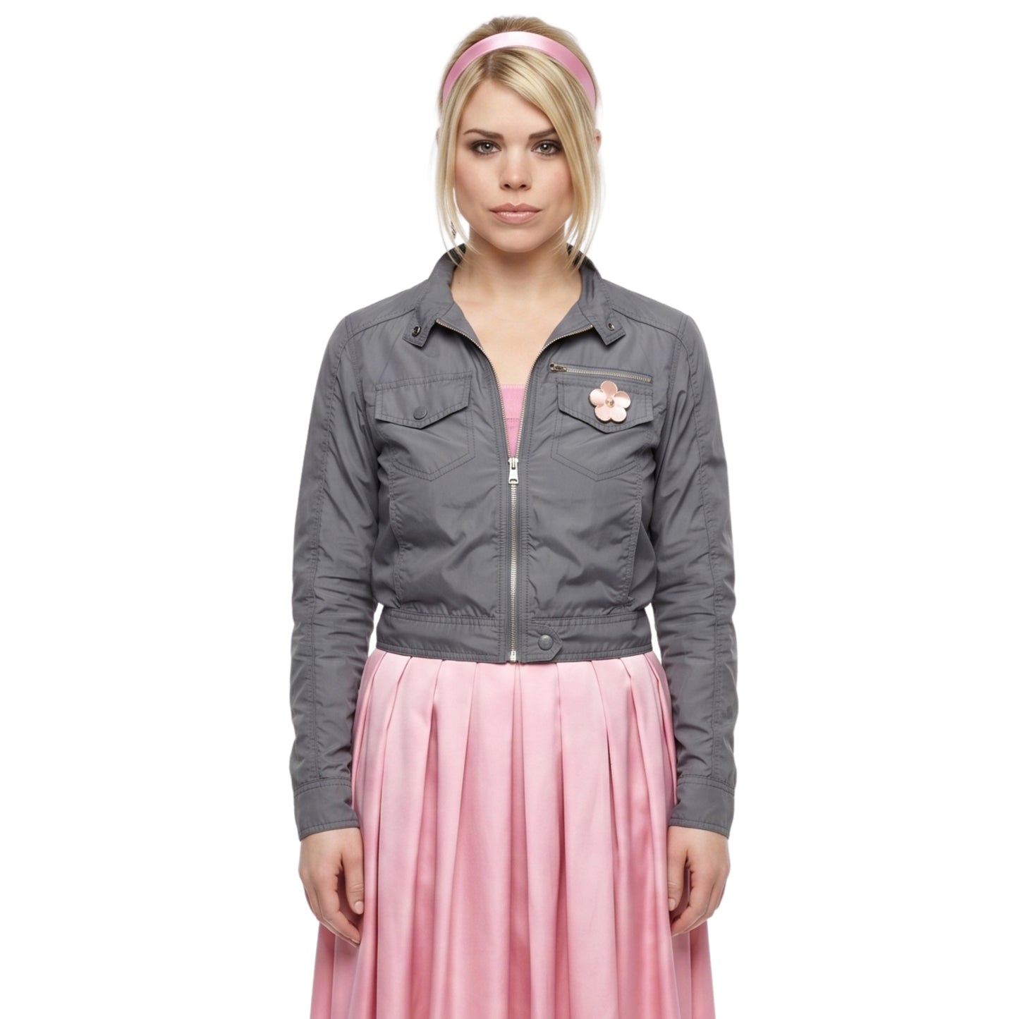 Doctor Who Season 2 Rose Tyler Grey Jacket