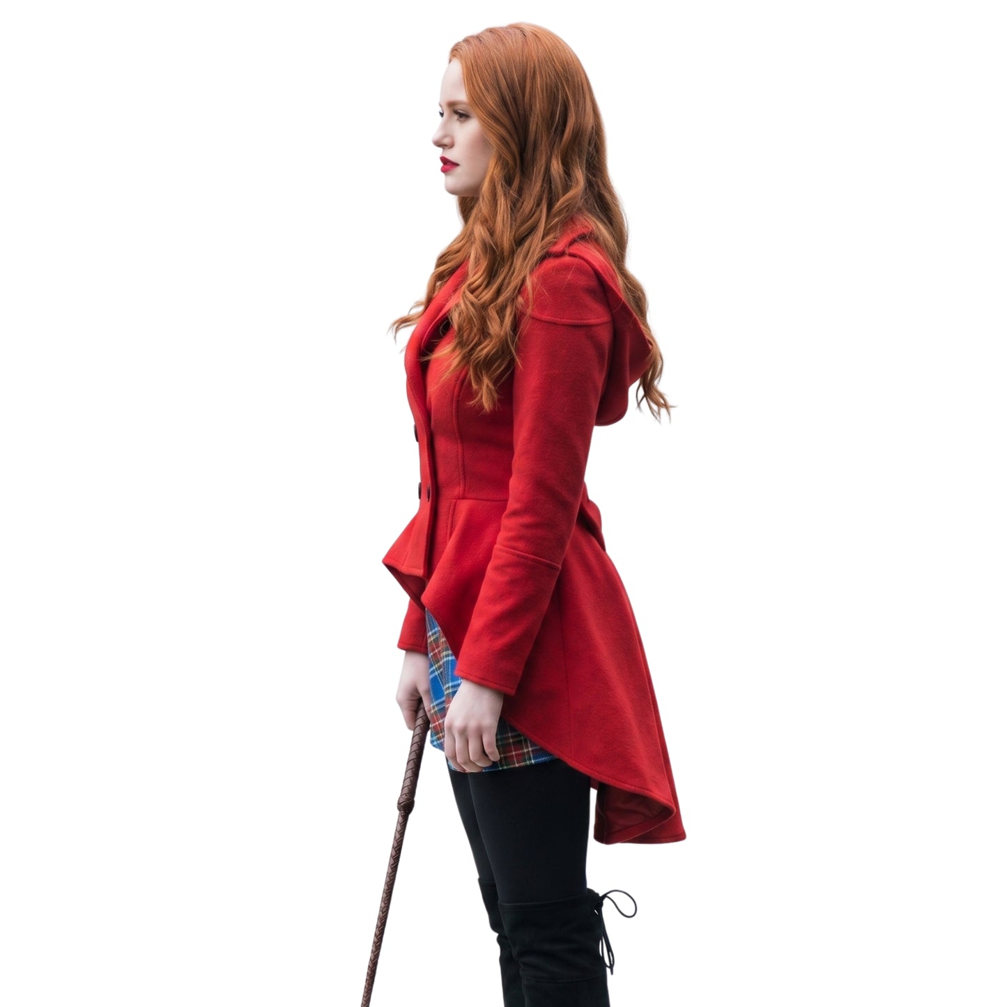 Riverdale Cheryl Blossom Red Hooded Jacket