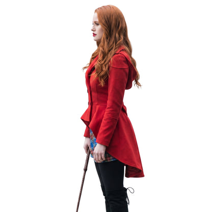 Riverdale Cheryl Blossom Red Hooded Jacket