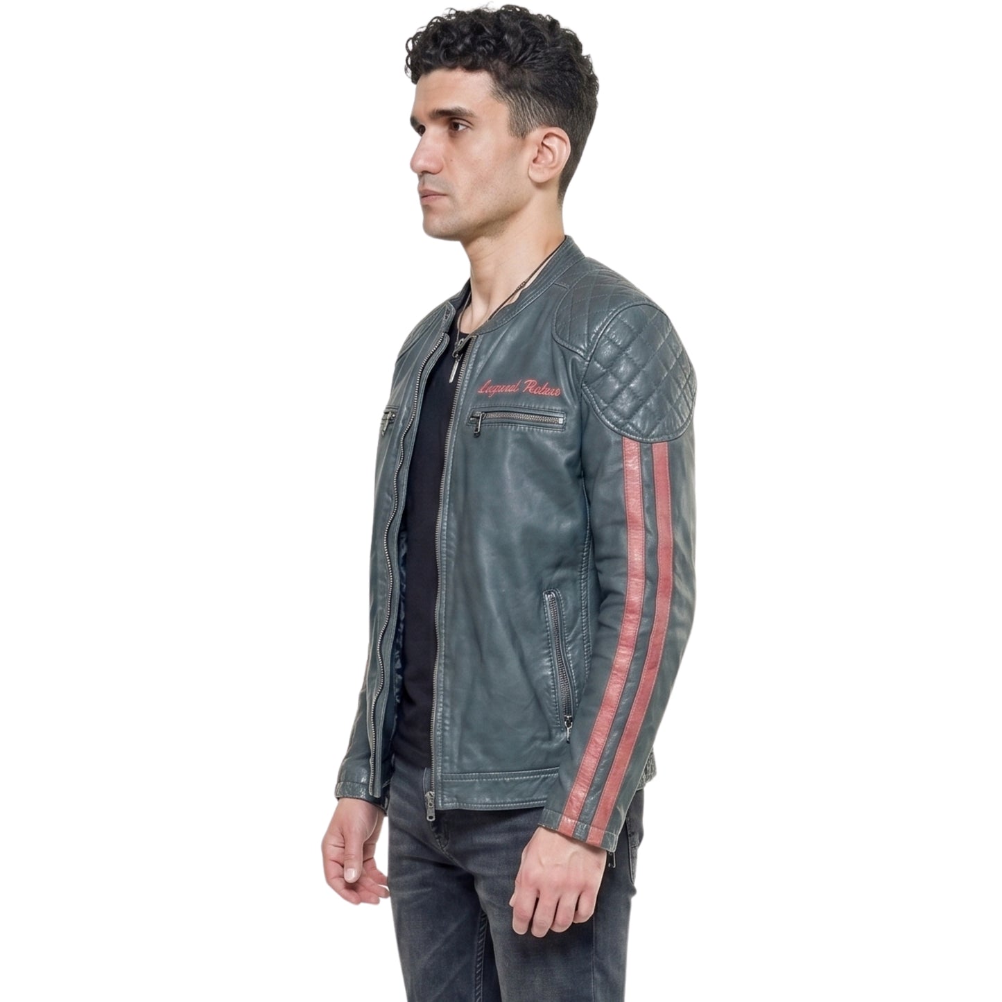 Jaime Lorente Elite S04 Fernando Cafe Racer Jacket Shop Today