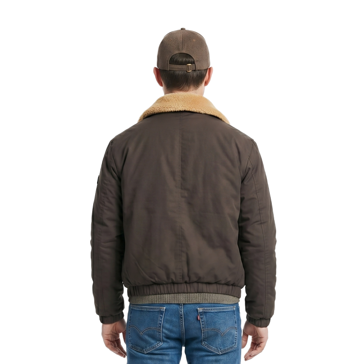 Kendall Roy Succession 2023 Shearling Brown Leather Jacket