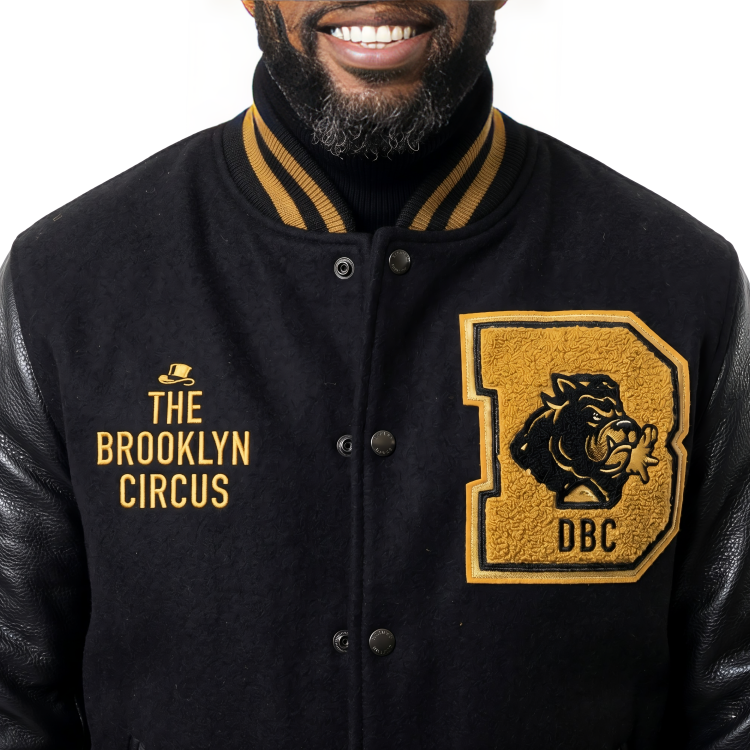 Stephen Boss Black Varsity Jacket
