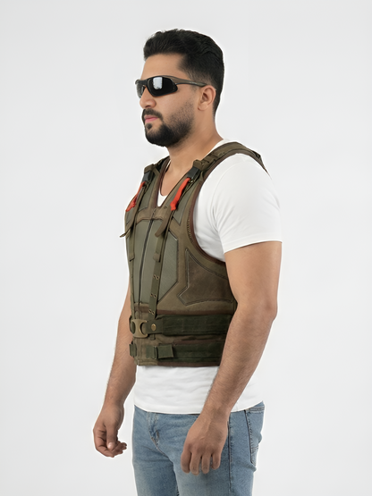 Dark Knight Rises Bane Vest - Military Green Tactical Jacket-Official Style Vest