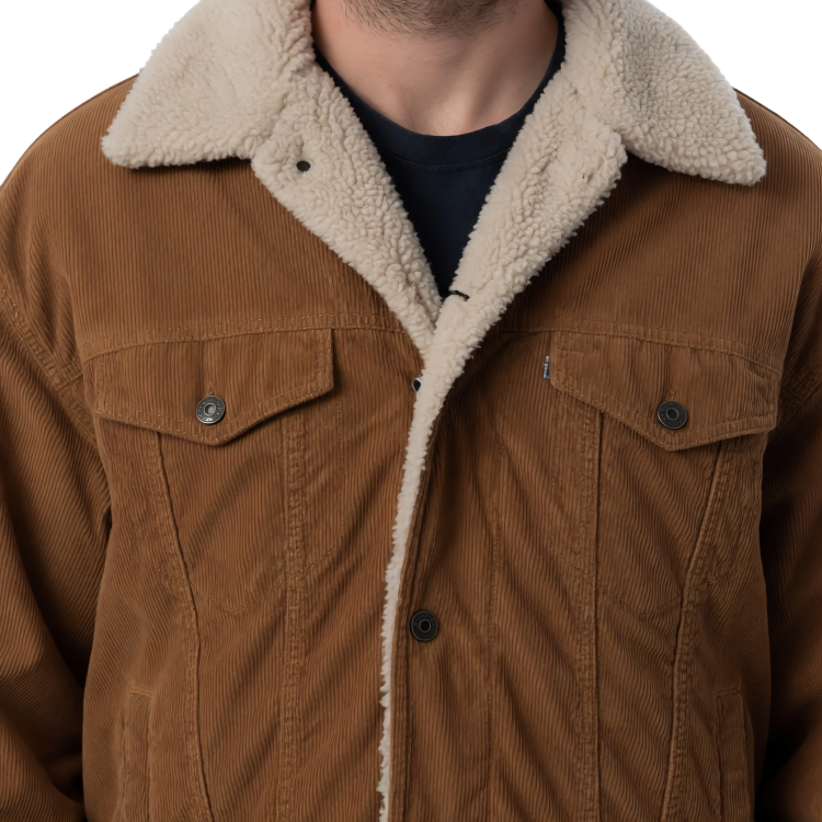 A Million Little Pieces James Frey Shearling Brown Cotton Jacket  Buy Now Today