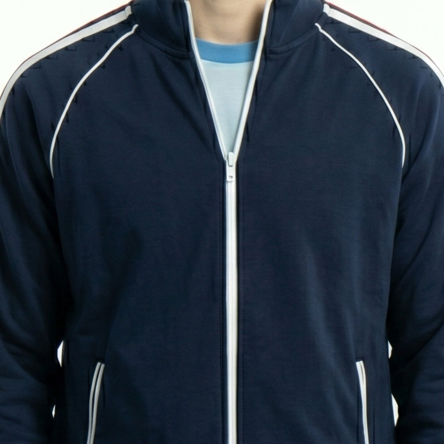 Adrian Chase Stylish Black Athletic Jacket Peacemaker