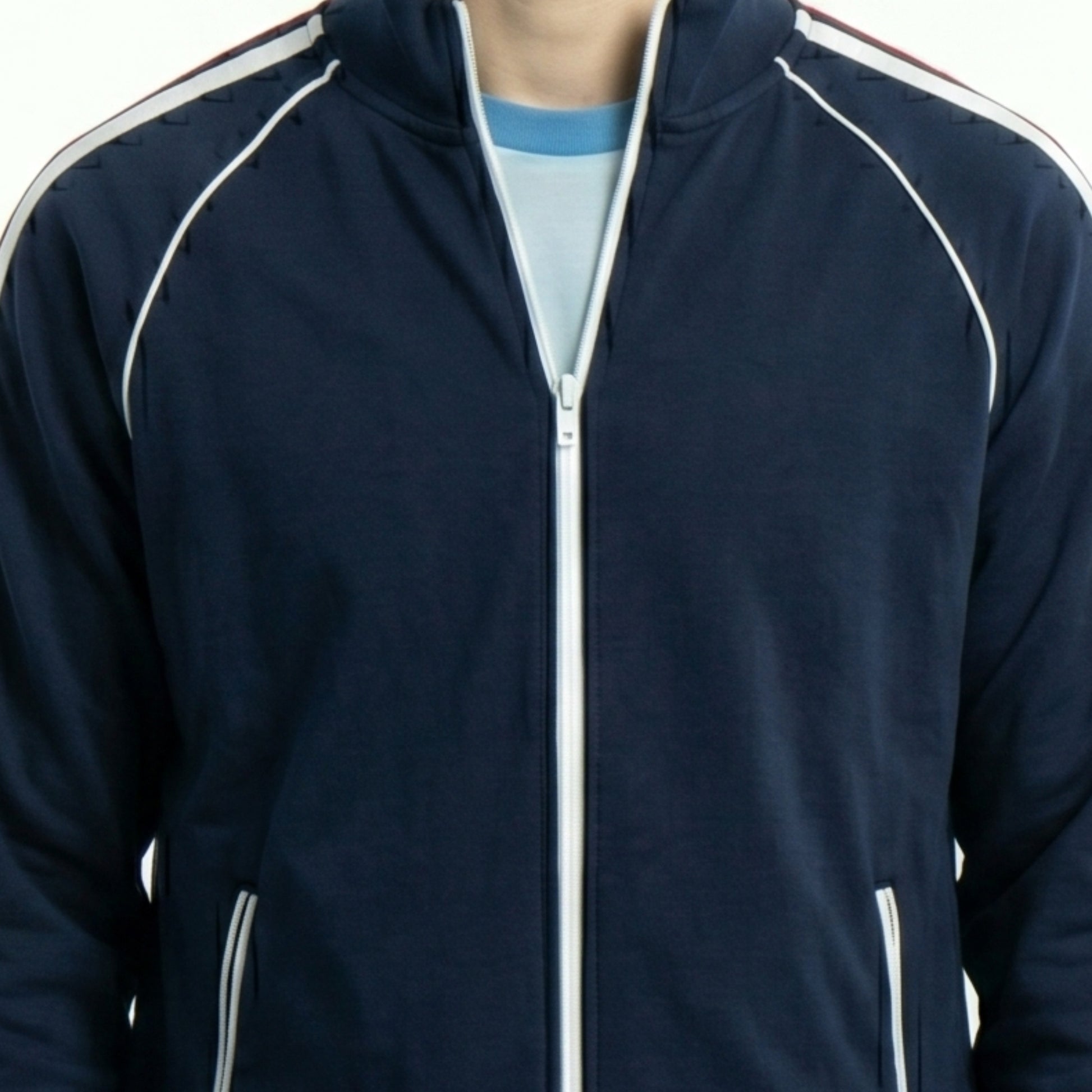 Adrian Chase Stylish Black Athletic Jacket Peacemaker