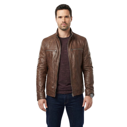 Agents of Shield Grant Ward Brown Leather Jacket Buy Now
