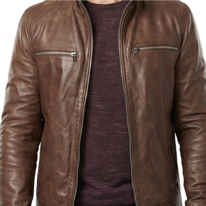 Agents of Shield Grant Ward Brown Leather Jacket Order Today
