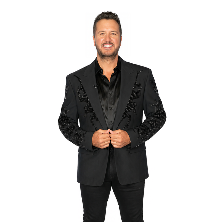 American-Idol-Luke-Bryan-Black-Embellished-Blazer
