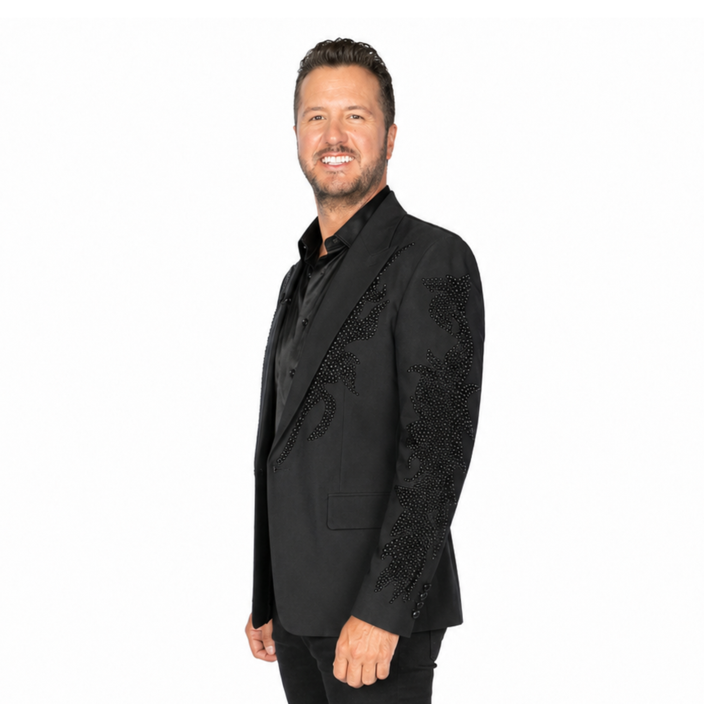 American-Idol-Luke-Bryan-Embellished-Black-Blazer