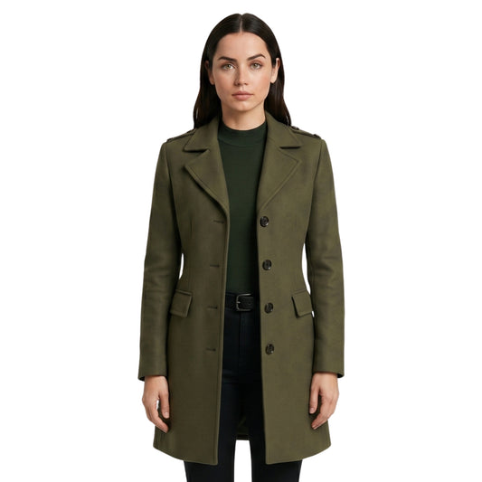 Ana de Armas Ballerina 2025 Trench Coat