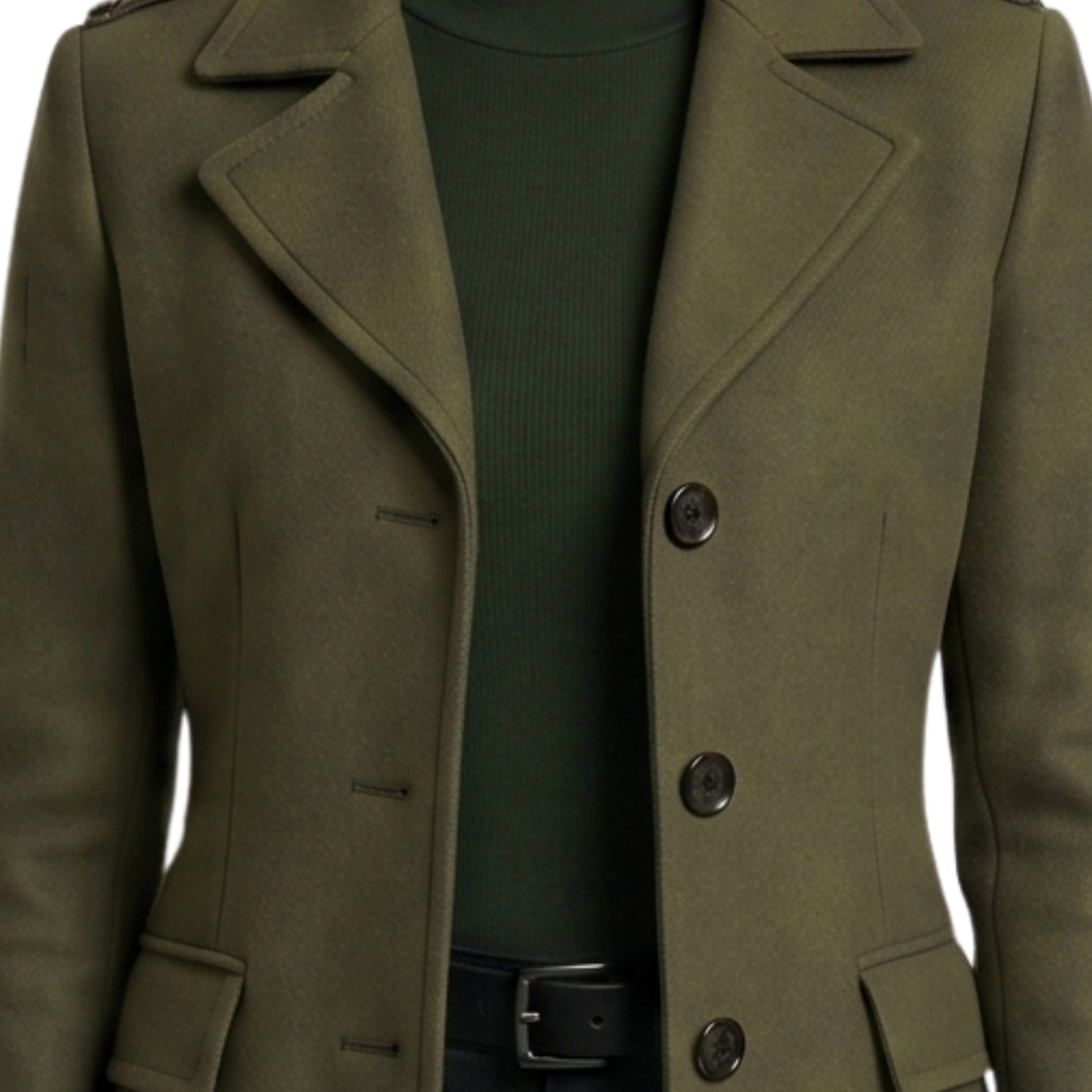 Ana de Armas Ballerina Movie 2025 Green Coat