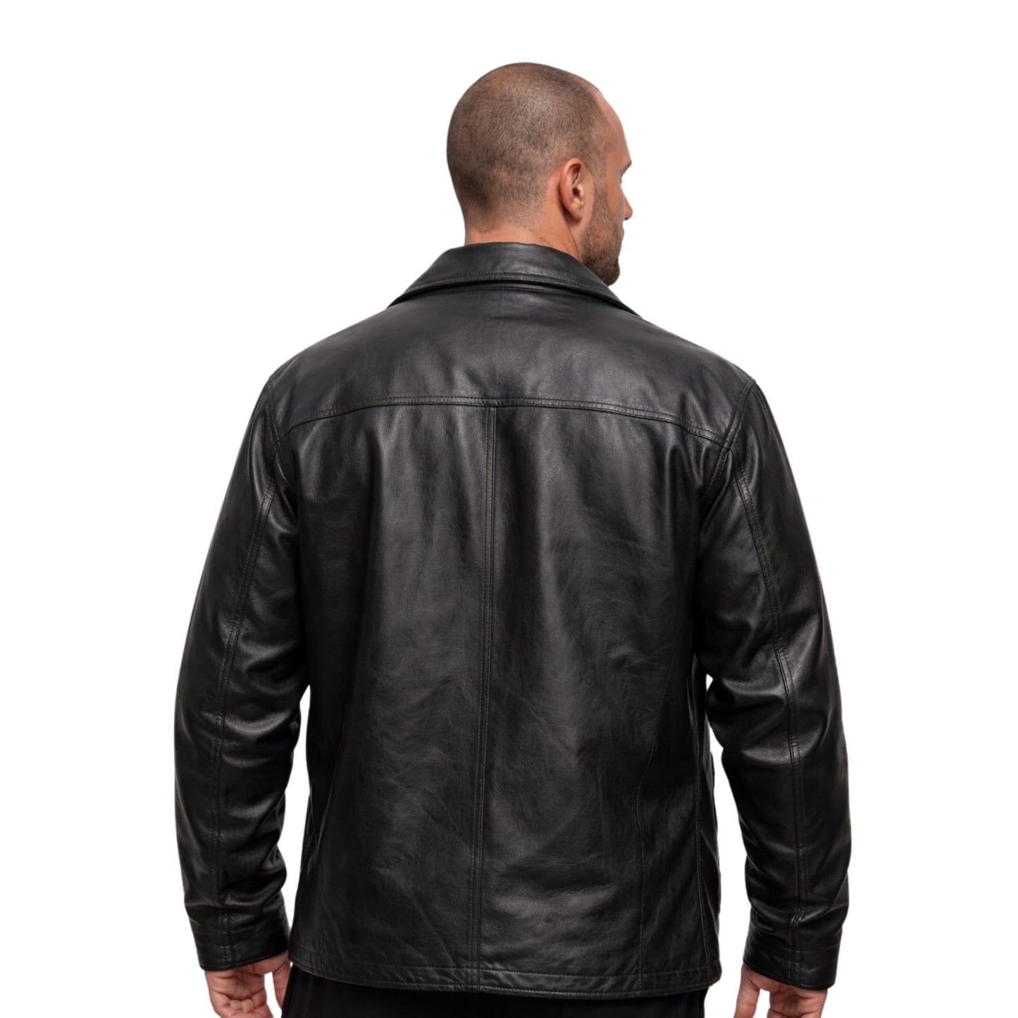 Andrew Howard Black Leather Jacket