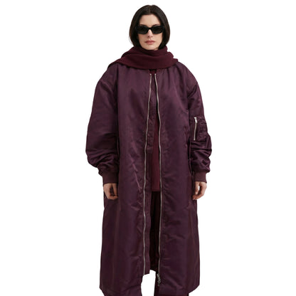 Anne Hathaway NYC 2026 Bomber Coat