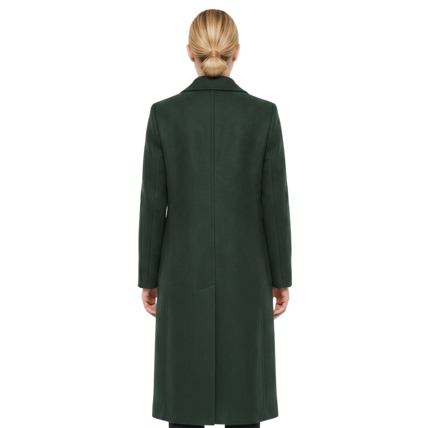 Ashley Newbrough Abigail Long Green Coat