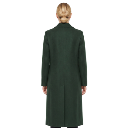 Ashley Newbrough Abigail Long Green Coat