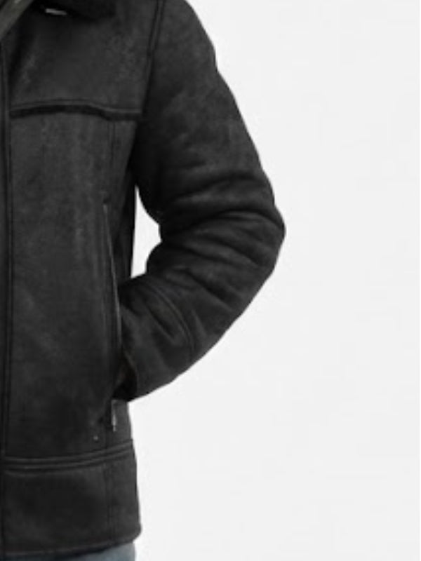 Black jacket on a white background