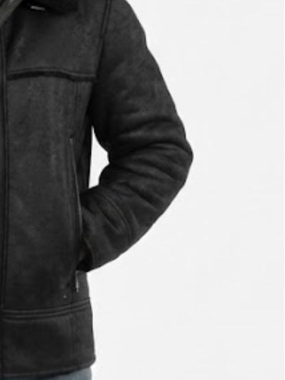 Black jacket on a white background