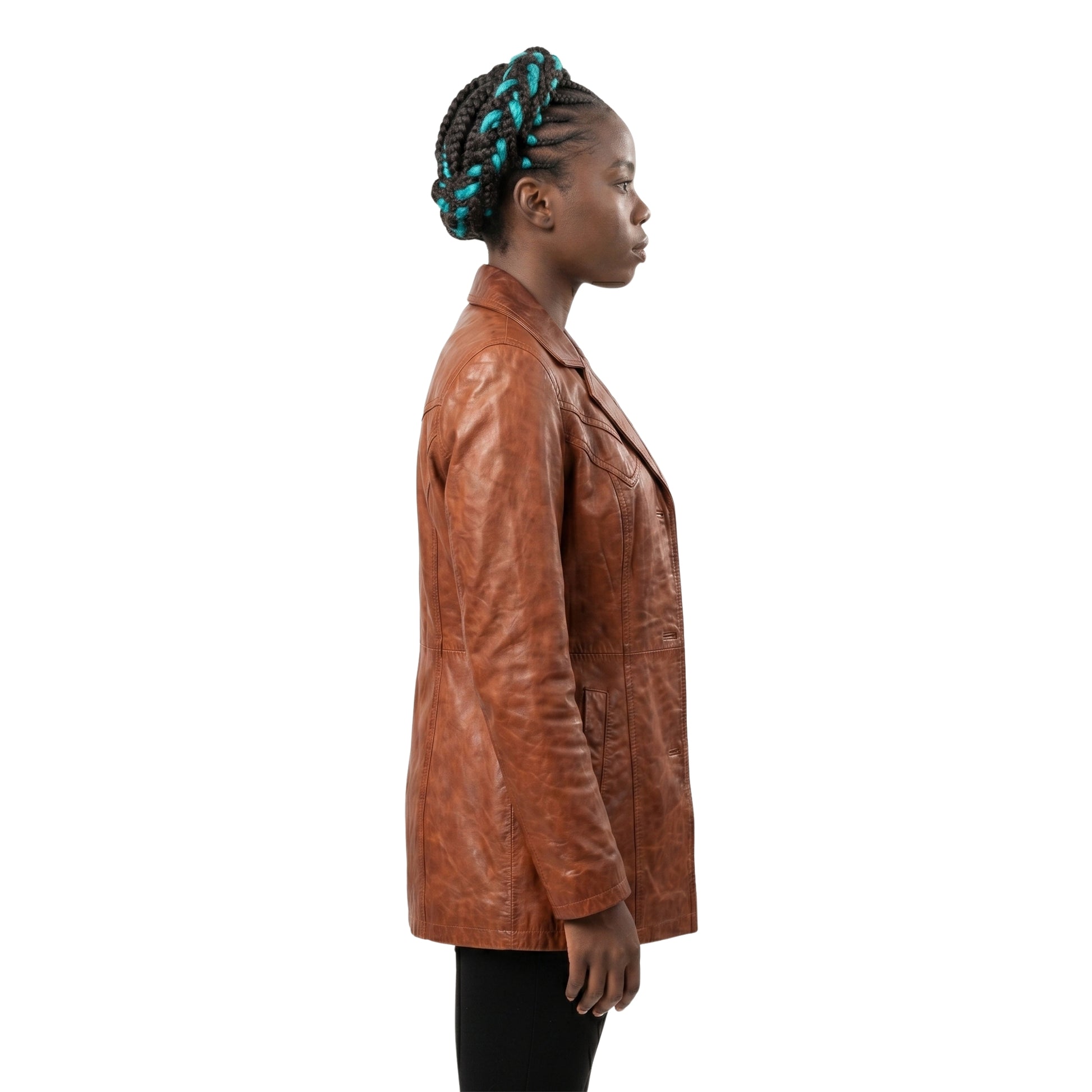 BAFTA 2026 Cat Burns Leather Jacket