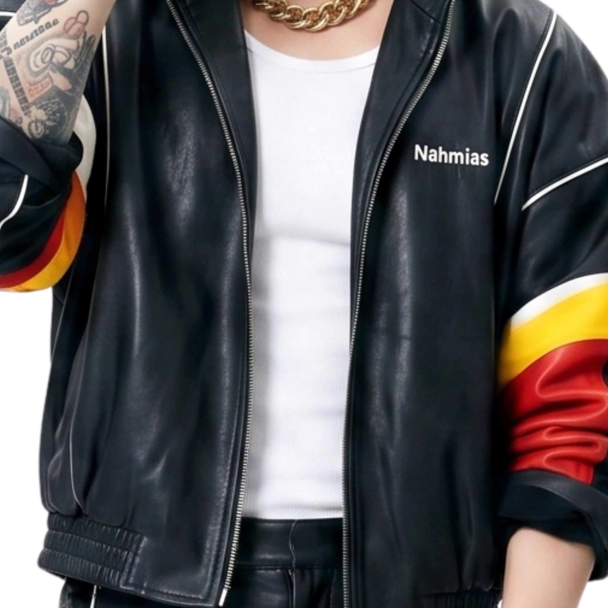 BTS World Tour Jungkook Nahmias Leather Jacket Get Today 