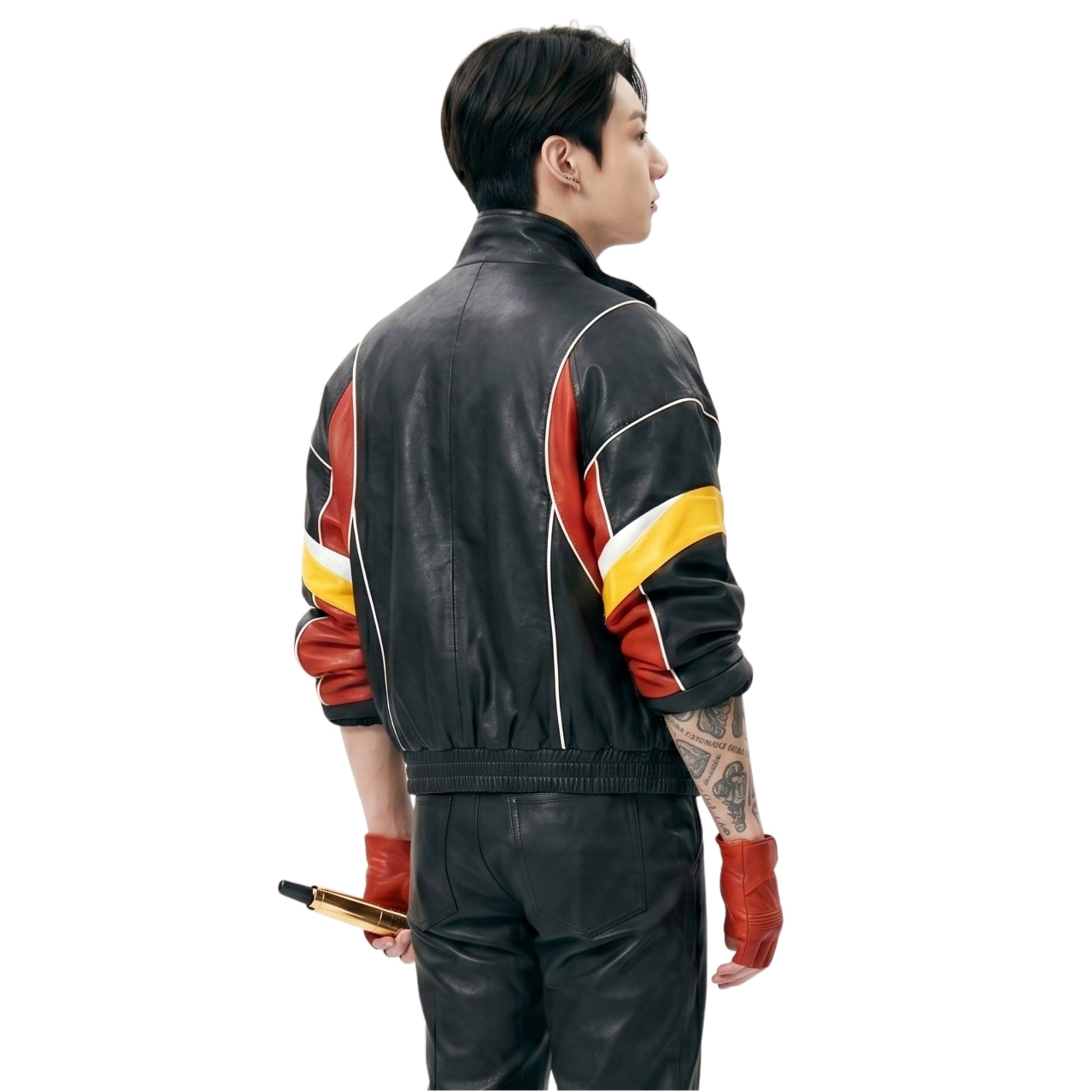BTS World Tour Jungkook Nahmias Leather Jacket Order Today 