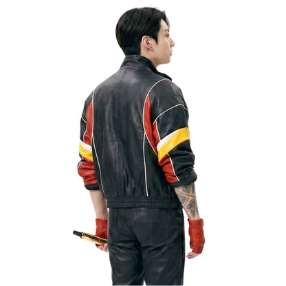 BTS World Tour Jungkook Nahmias Leather Jacket Order Today 