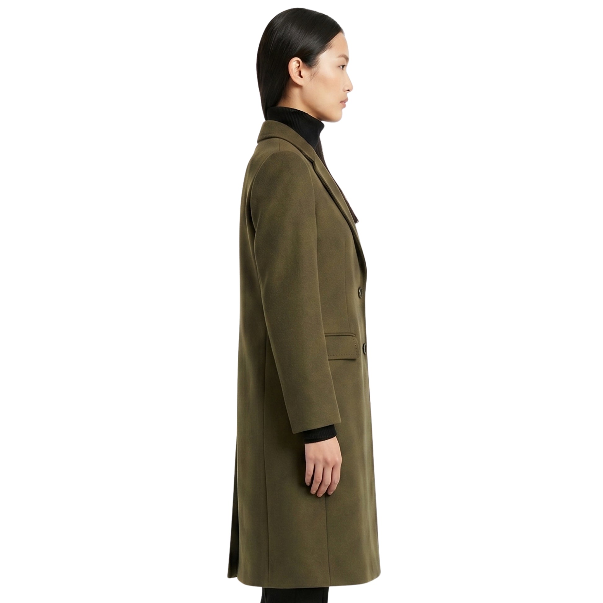 Ballerina 2025 Ana de Armas Green Trench Coat