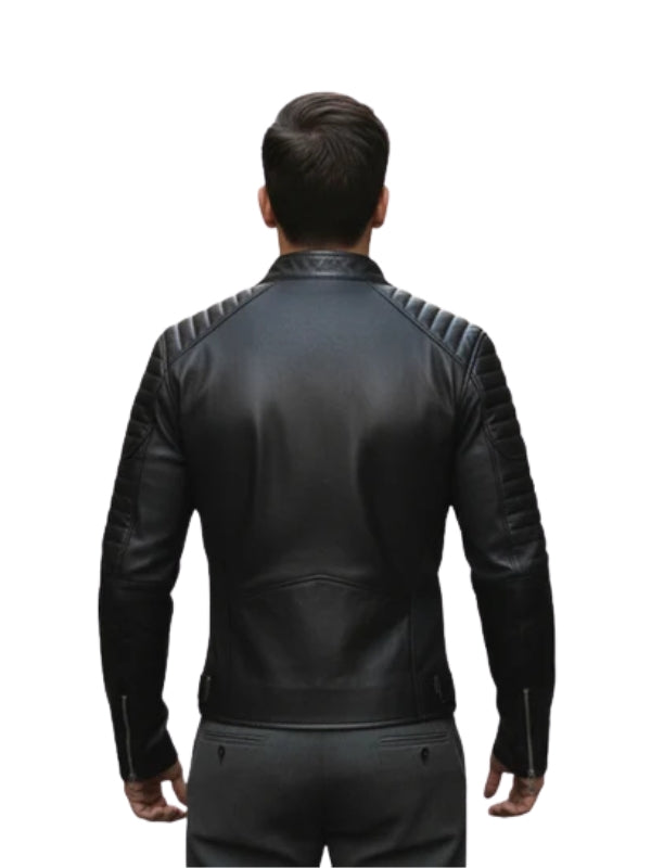 Black & Yellow Batman Lego Leather Jacket