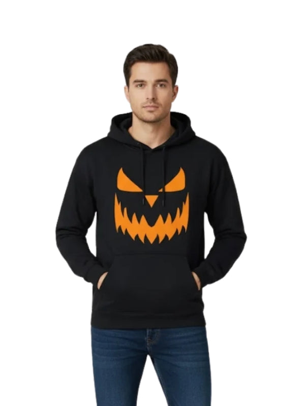 Black Pumpkin Pullover Hoodie