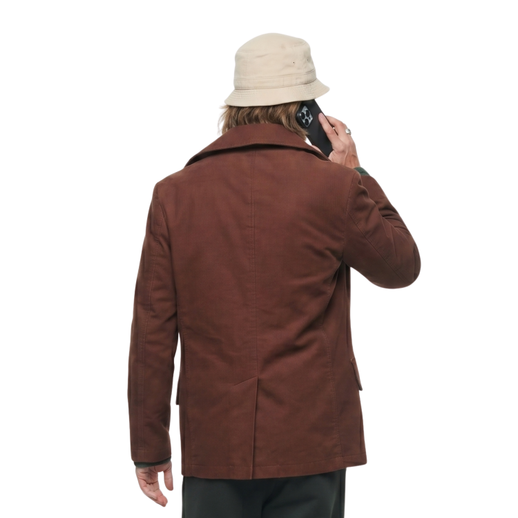 Brad Pitt Bullet Train 2022 Brown Peacoat Live Now