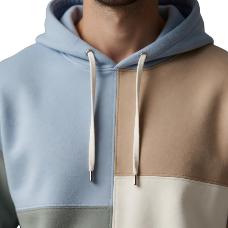 Buy Color Block Patchwork Hoodie Now