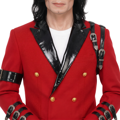 Buy Michael Jackson Award Ceremony Red Blazer On Sale