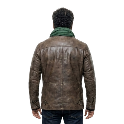 Buy The American Gods Season 2 Jinn Brown Leather Jacket Today