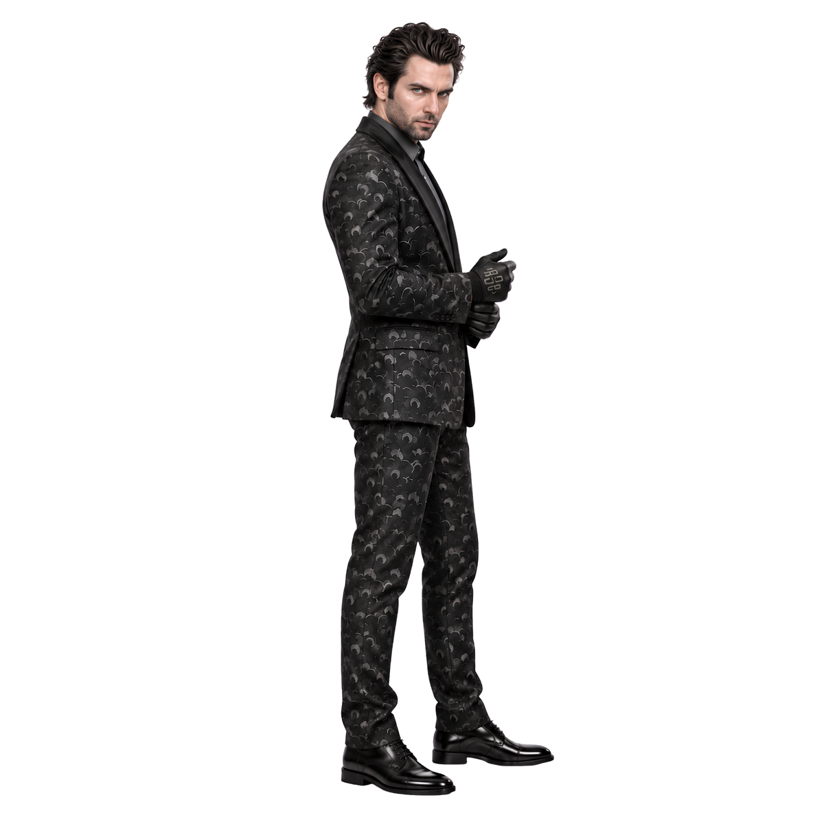 Buy The Birds of Prey Black Mask Velvet Suit Now