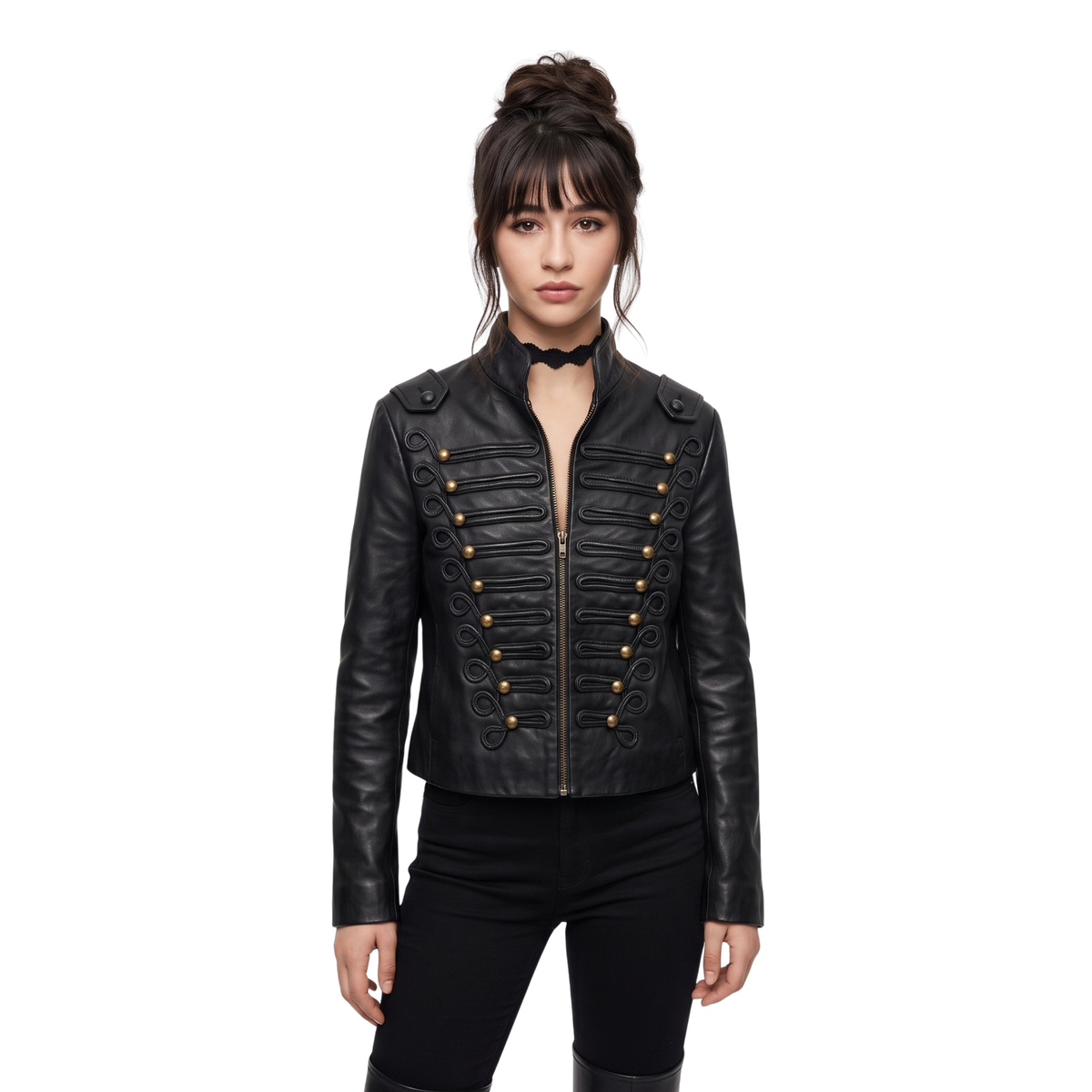 Buy The Coven Academy S01 Briar Black Leather Jacket