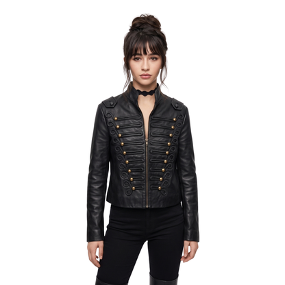Buy The Coven Academy S01 Briar Black Leather Jacket