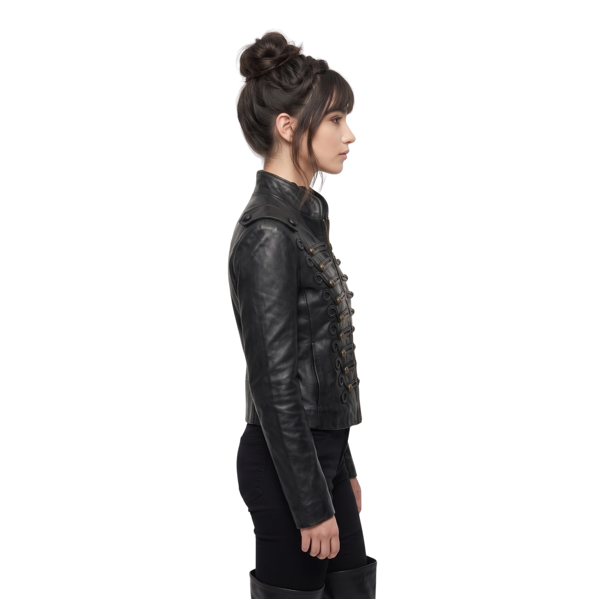 Buy The Coven Academy S01 Briar Black Leather Jacket Now