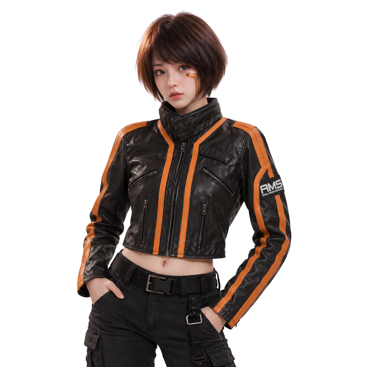 Buy The Cyberpunk 2077 Syn Leather Jacket