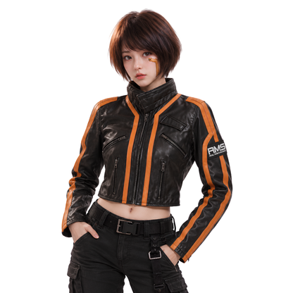 Buy The Cyberpunk 2077 Syn Leather Jacket