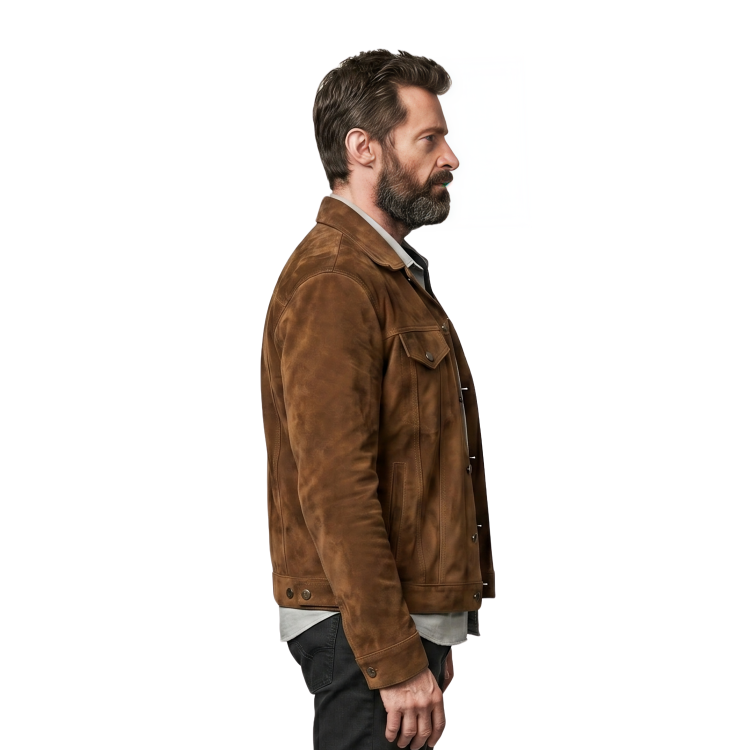 Buy The Hugh Jackman X-Men Logan Wolverine Brown Leather Jacket