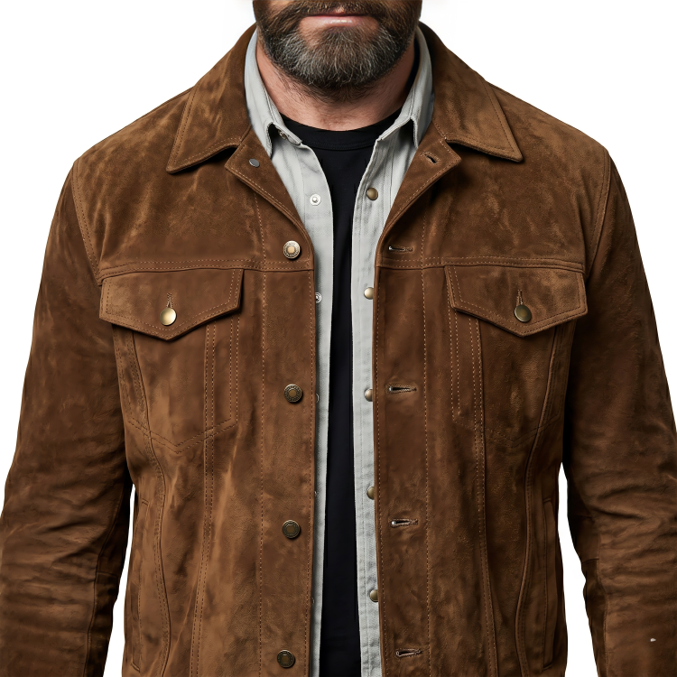 Buy The Hugh Jackman X-Men Logan Wolverine Brown Leather Jacket Today
