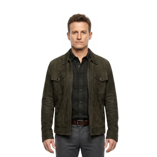 Buy The Jamie Reagan Blue Bloods Suede Leather Jacket