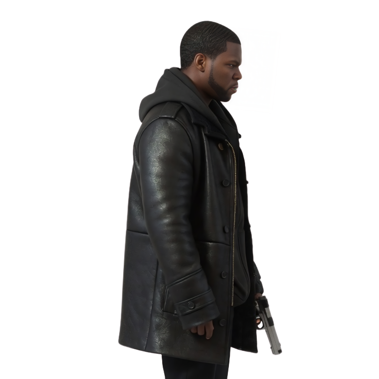 Buy The Kanan Stark Power Season 5 Black Leather Jacket