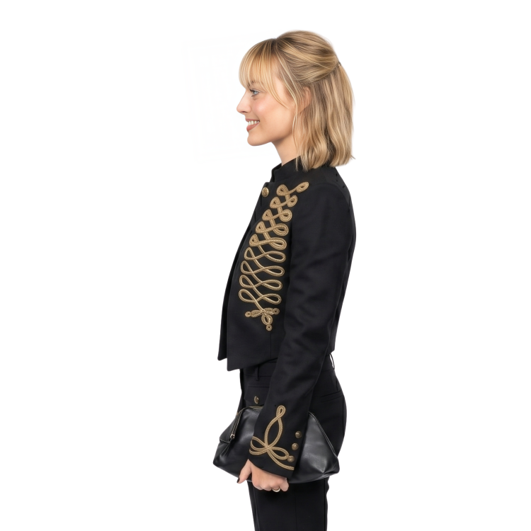 Buy The Margot Robbie McQueen Black Jacket Now