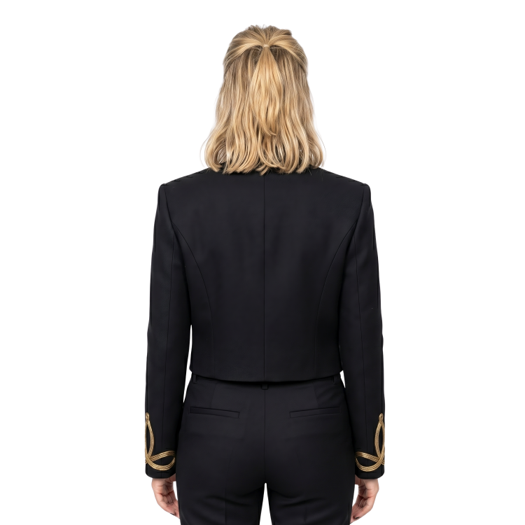 Buy The Margot Robbie McQueen Black Jacket On Sale