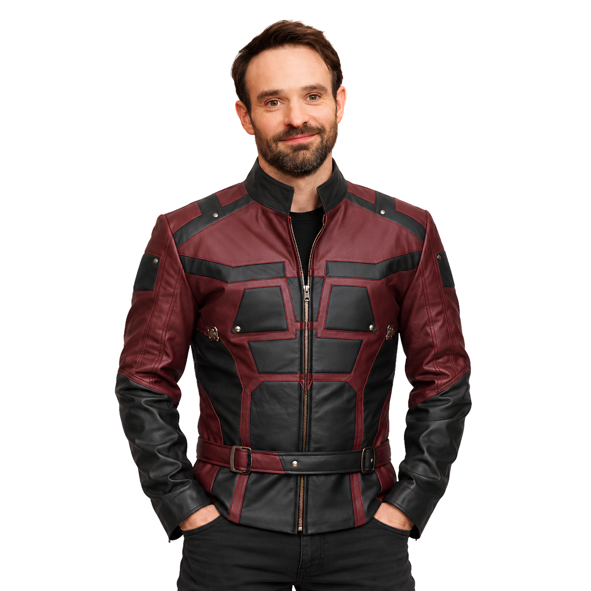 Buy The Marvel Charlie Cox Daredevil Leather Jacket