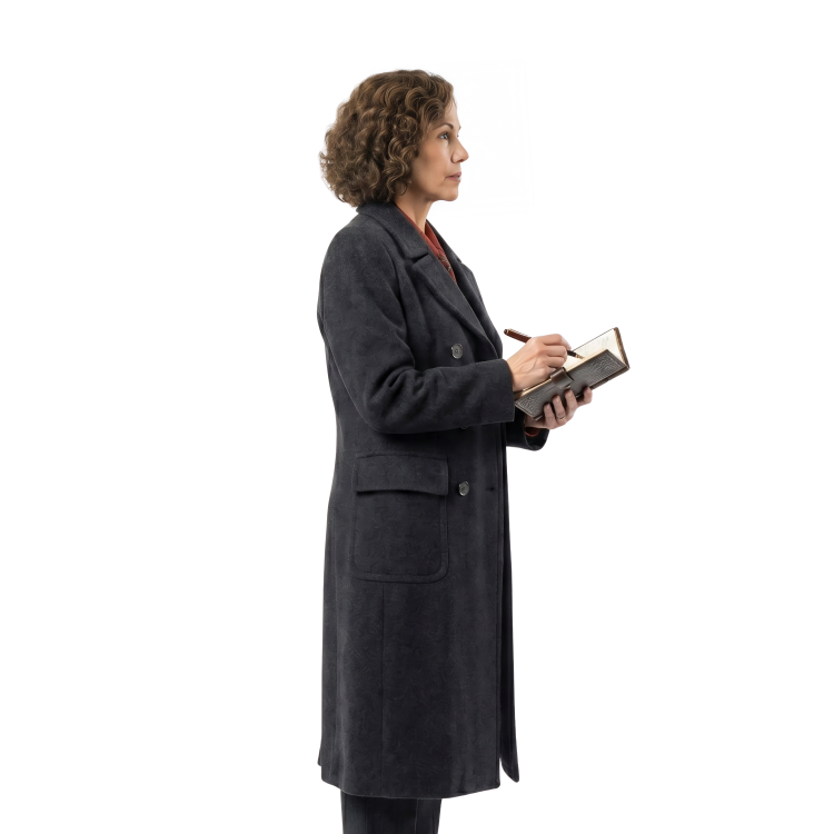 Buy The Minnie Driver Talking Mongoose Anne Black Coat
